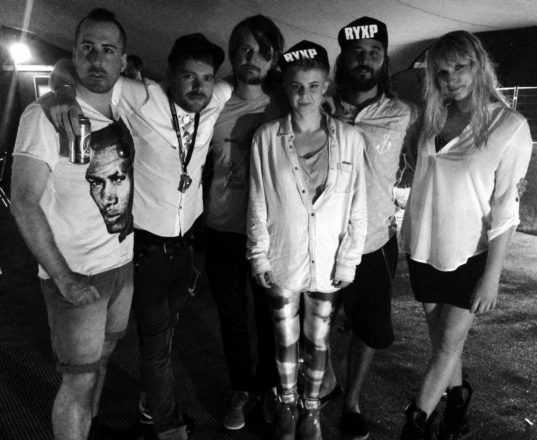 The artists of 'The Inevitable End', from Röyksopp's Facebook page.
